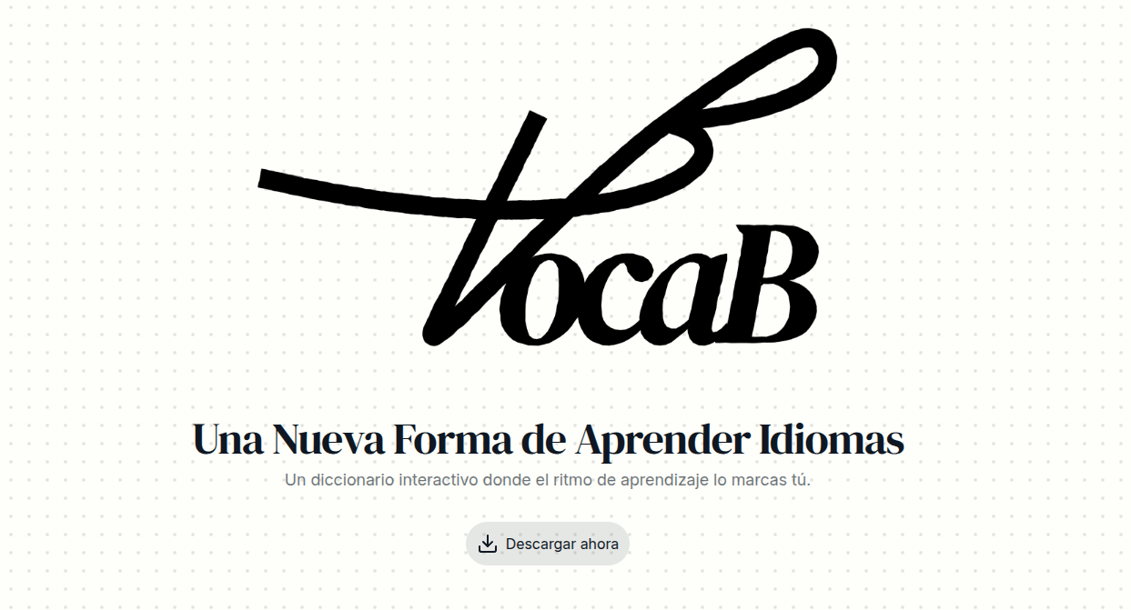 VocaB pre-v(1.0.0) ya disponible como beta abierta. El diccionario interactivo y flexible por fin está disponible.